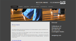 Desktop Screenshot of motion-aware.de
