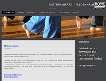 Tablet Screenshot of motion-aware.de